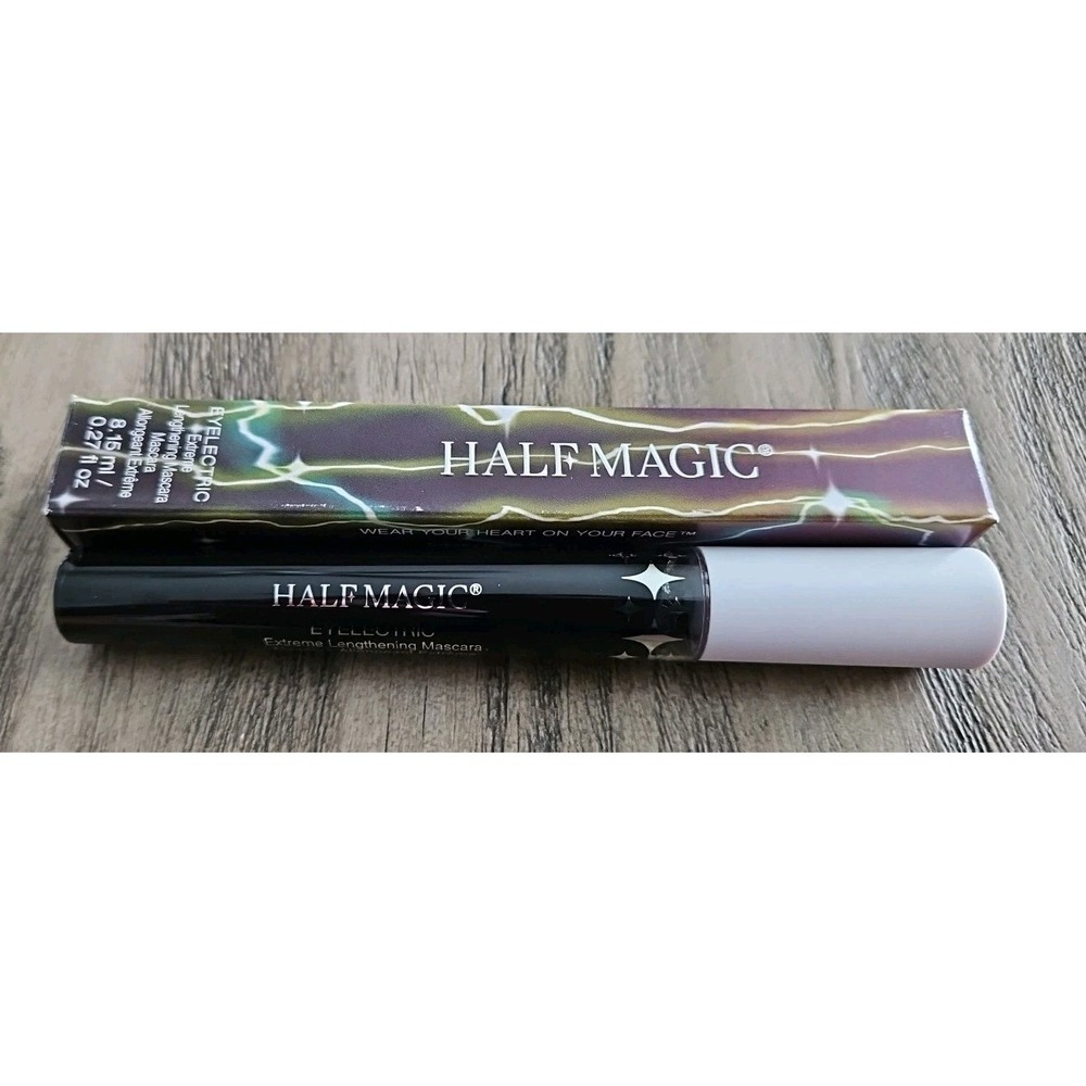 HALF MAGIC Eyelectric Extreme Lengthening Mascara URCHIN Black Full Size New